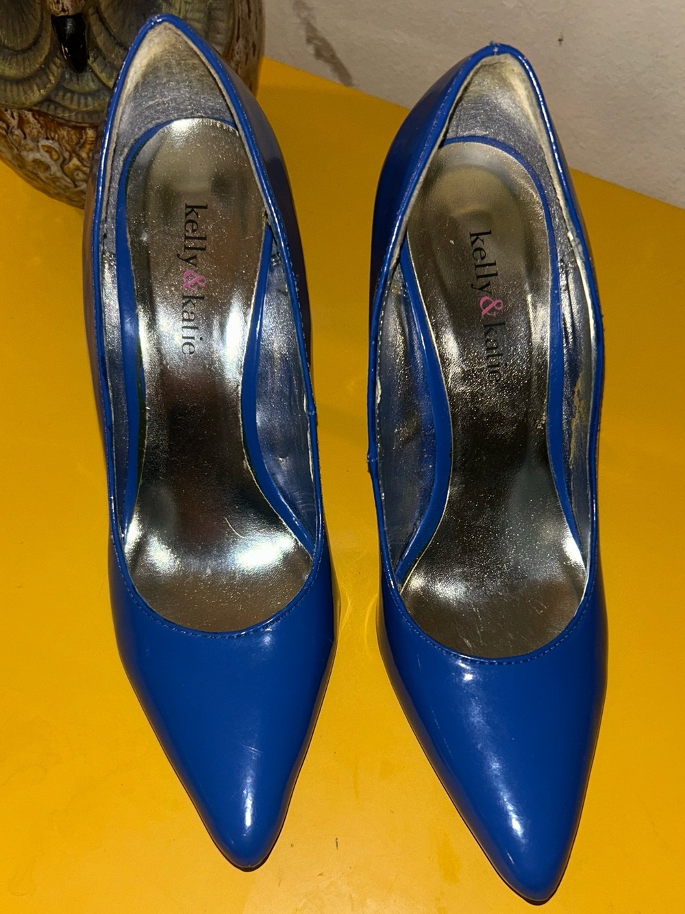Kelly & Katie Royal Blue Pointed-Toe Pumps